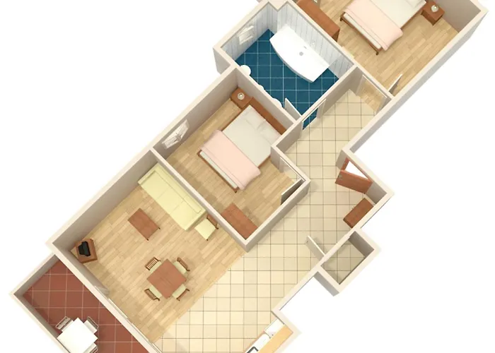 דירה With Parking Space Punat, Krk - 5343